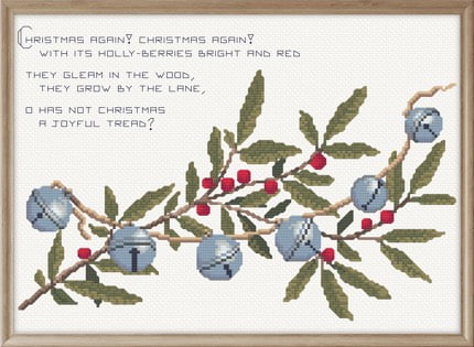 Christmas Bells cross stitch pattern