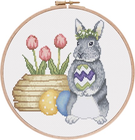 Easter Bunny 1 cross stitch pattern