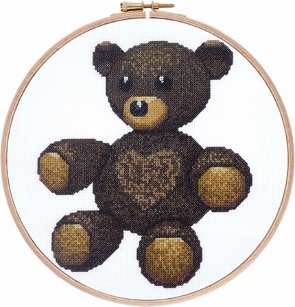 Teddy Bear cross stitch pattern